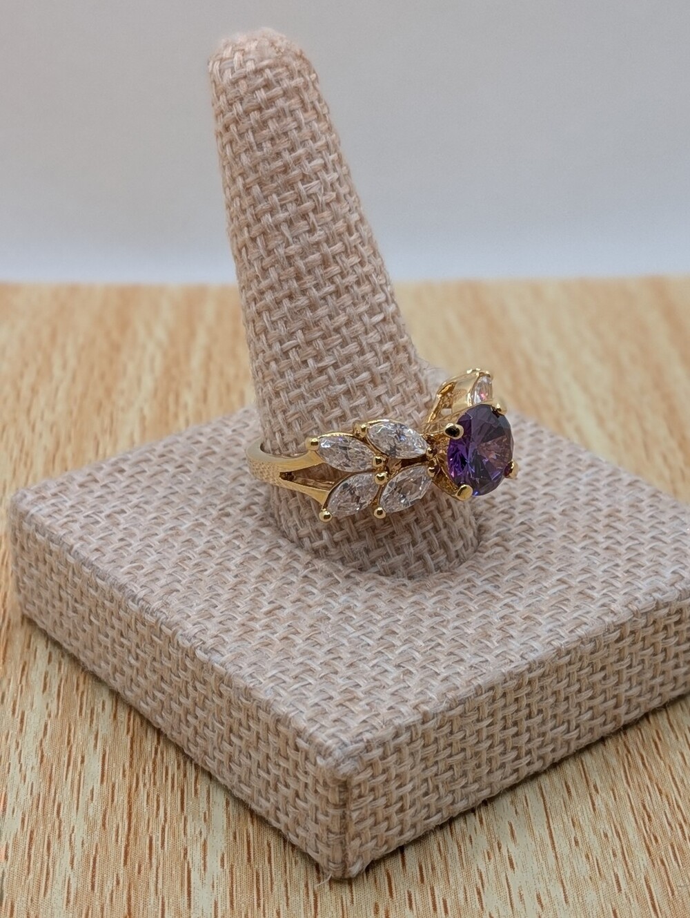 Floral Purple Ring - Picture 2 of 4